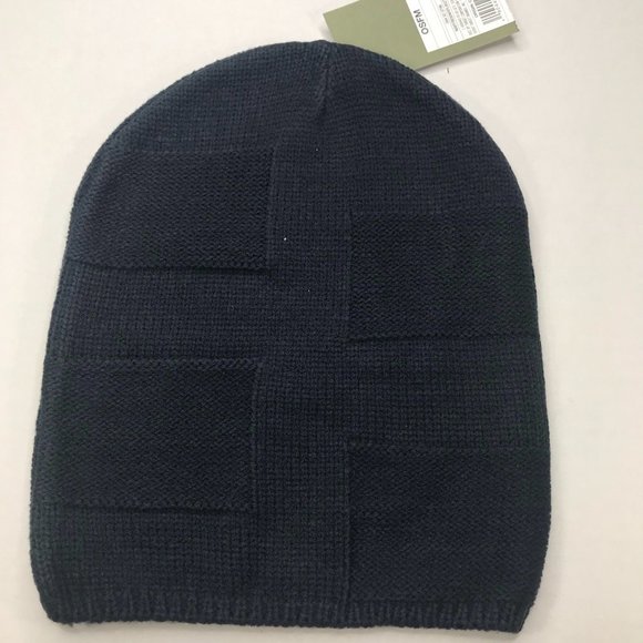 Goodfellow and Co Men's Knit Hat Navy Blue Textured New - Picture 2 of 8